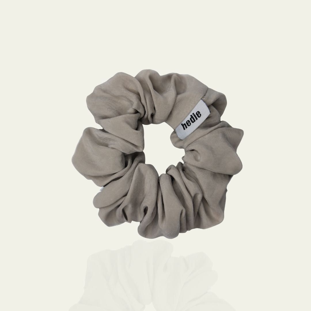 Alba Sand Vegan Silk Scrunchie