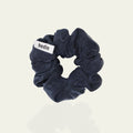 Alba Navy Vegan Silk Scrunchie