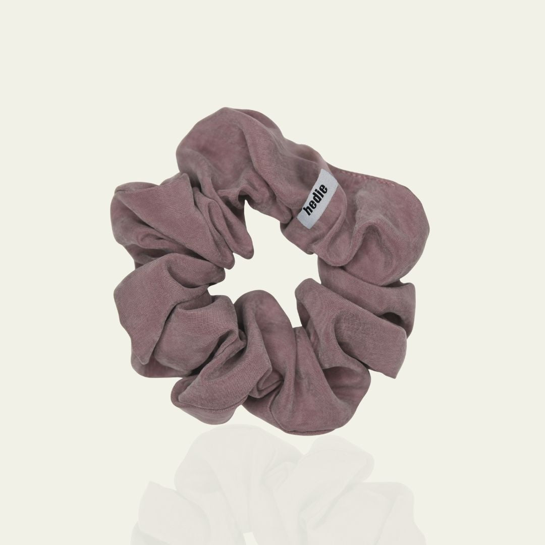 Alba Rosy Vegan Silk Scrunchie