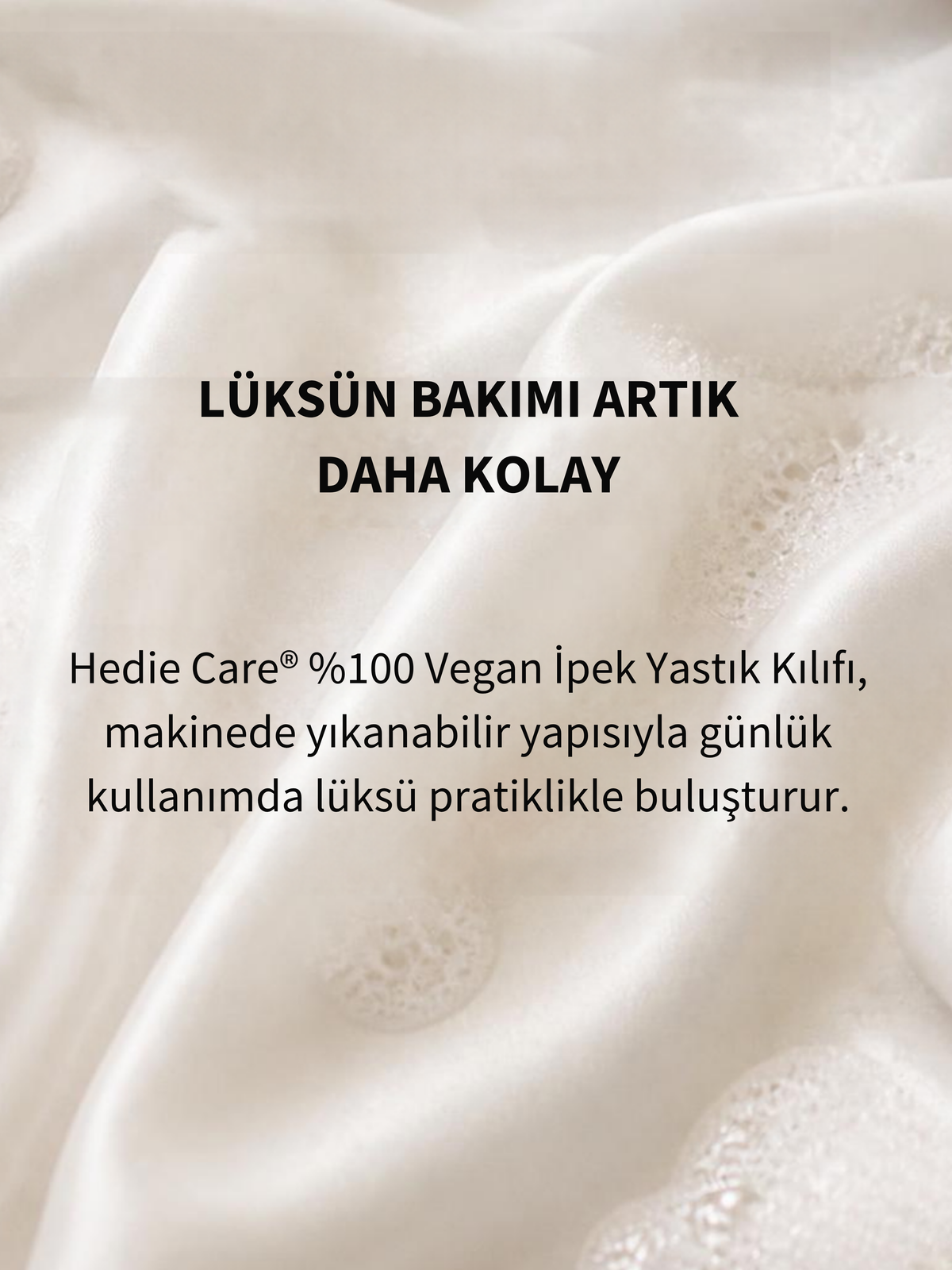 Vegan İpek Yastık Kılıfı – Nara Ivory